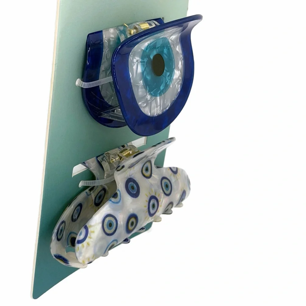 Piper K Evil Eye Claw Hair Clip Set of 2